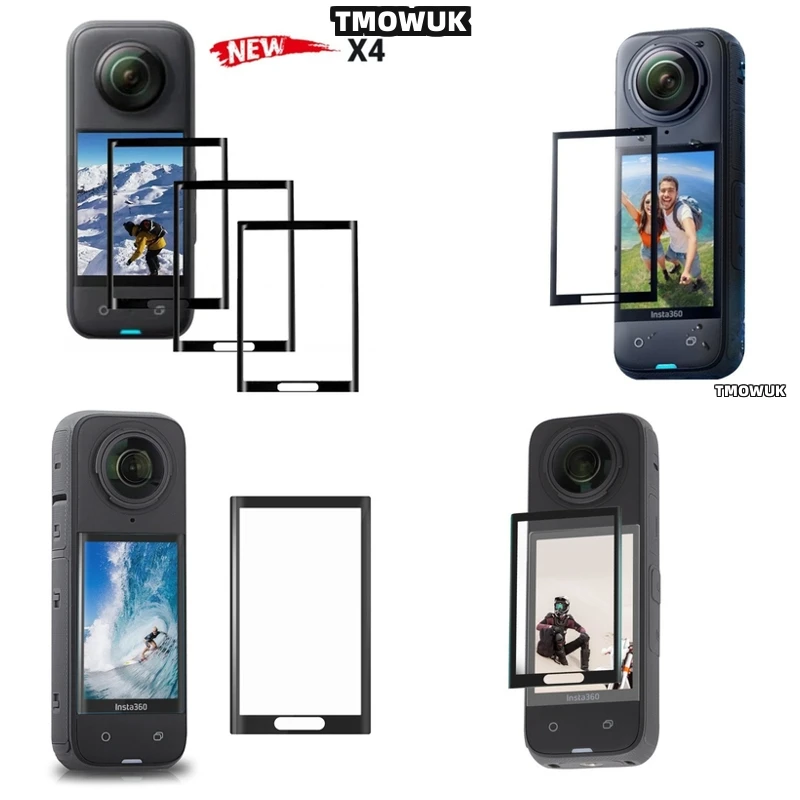 

Anti - Scratch Screen Film For Insta360 X3 X4 X5 GPS Flexible Full Cover 3D Curved PMMA Protector