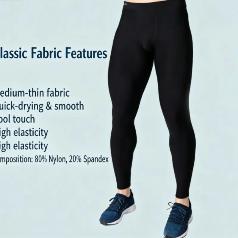 Letter Print Men's Tight Fitness Running Sweatpants Leggings Plus Size Training Joggers Sweat Trousers
