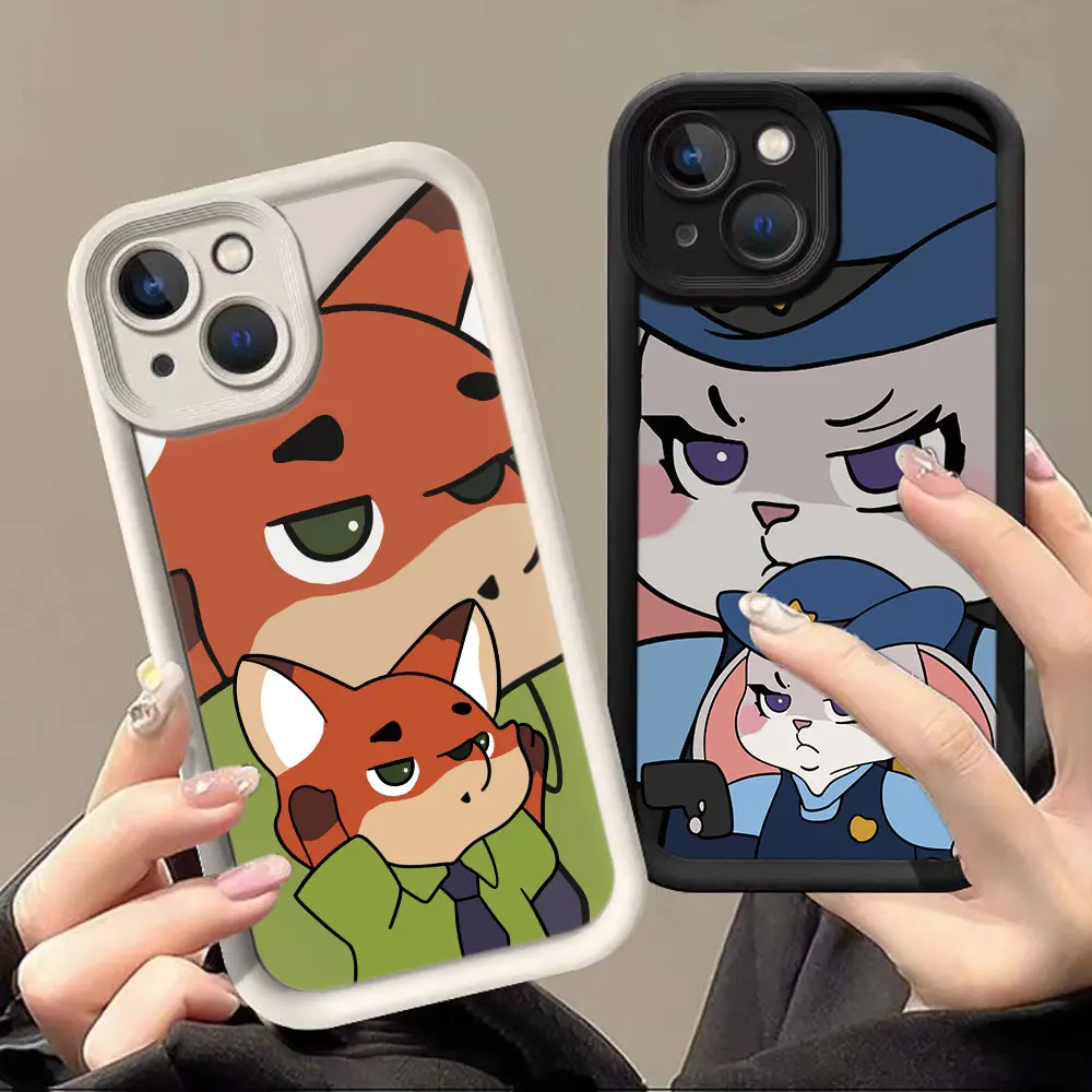 Disney Cartoon Zootopia Case For Infinix TECNO CAMON 20 30 SPARK 10 SMART 6 7 8 HOT 10 20 30 30I 40 40I PLAY NOTE 12 G96 30 Case