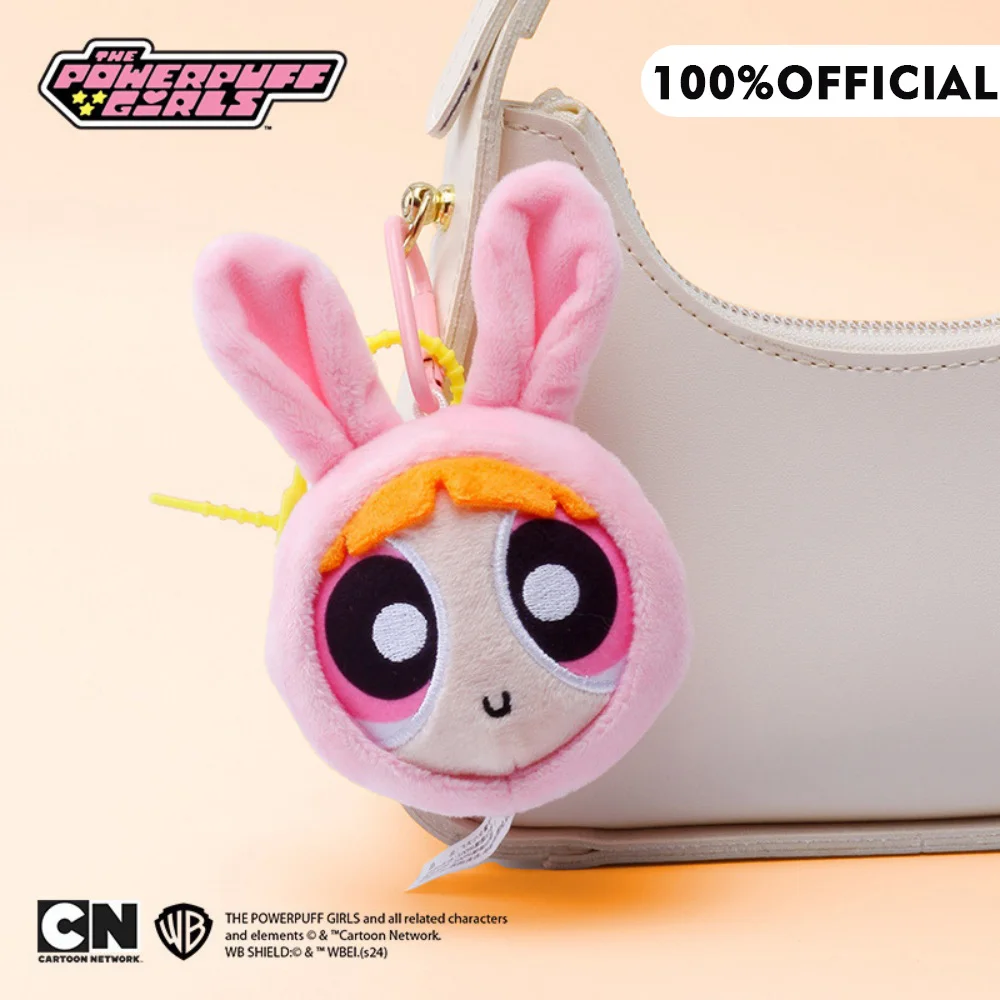 8 cm Originele PowerPuff Meisjes Z Gevulde Pluche Pop Hangers Cartoon Boterbloem Bellen Bloesem Rugzakken Sleutels Opknoping Pop Geschenken