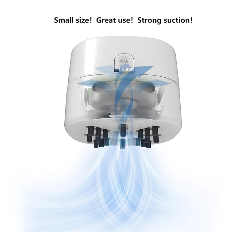 Desktop Mini Vacuum Cleaner Battery And USB Charging Type Home Office Table Sweeper Office Desk Dust Tool Computer Sweeper