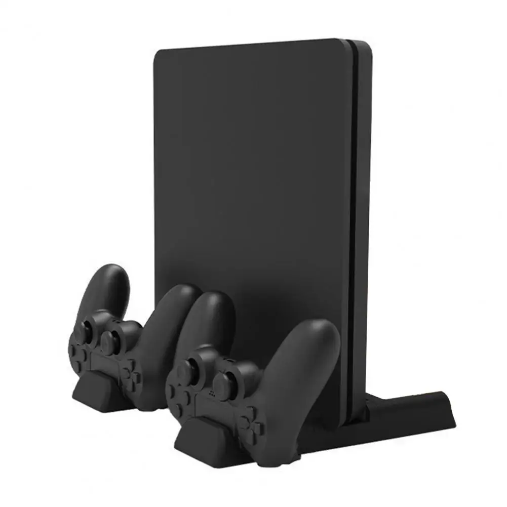 Disc Storage Rack Lightweight Dual Controller Game Console Cooler Base Charging Dock