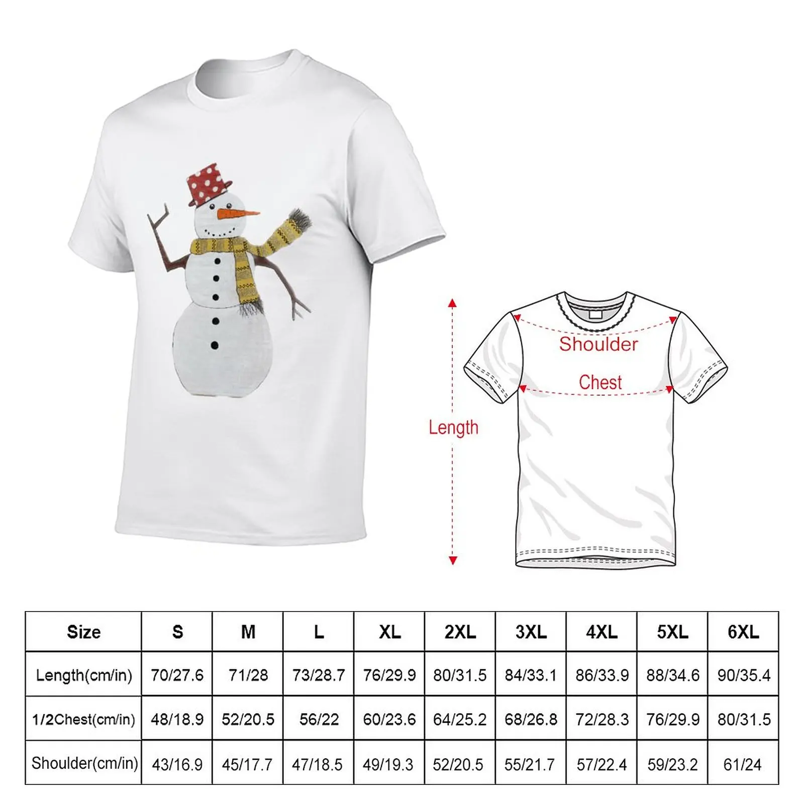 Frosty The Snowman T-Shirt custom t shirt oversized t shirts Short sleeve tee t shirt men