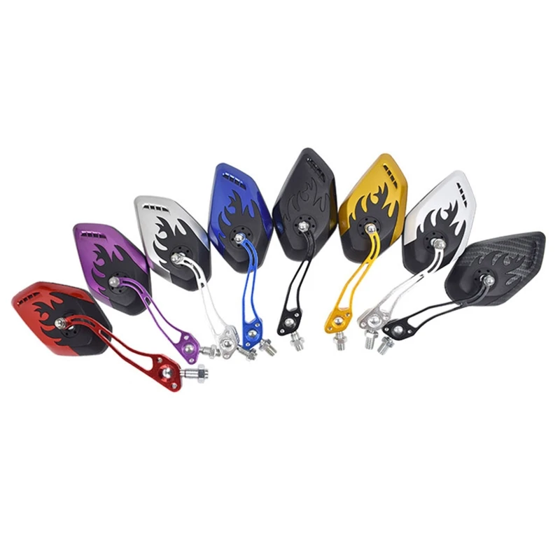 

Motorcycle Rearview Mirror Scooter Motocross Rearview Mirrors Electrombile Back Side Convex Mirror Drop shipping