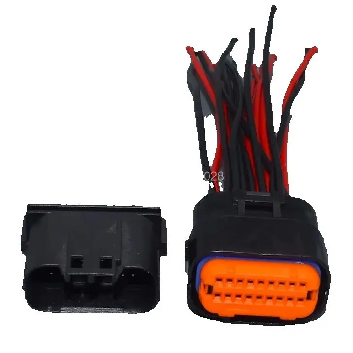 worldgolden MX23A18NF1 MX23A18SF1 18 Pin/Way ECU Standard Pinheader Male Female Plug Housing Automotive Connector