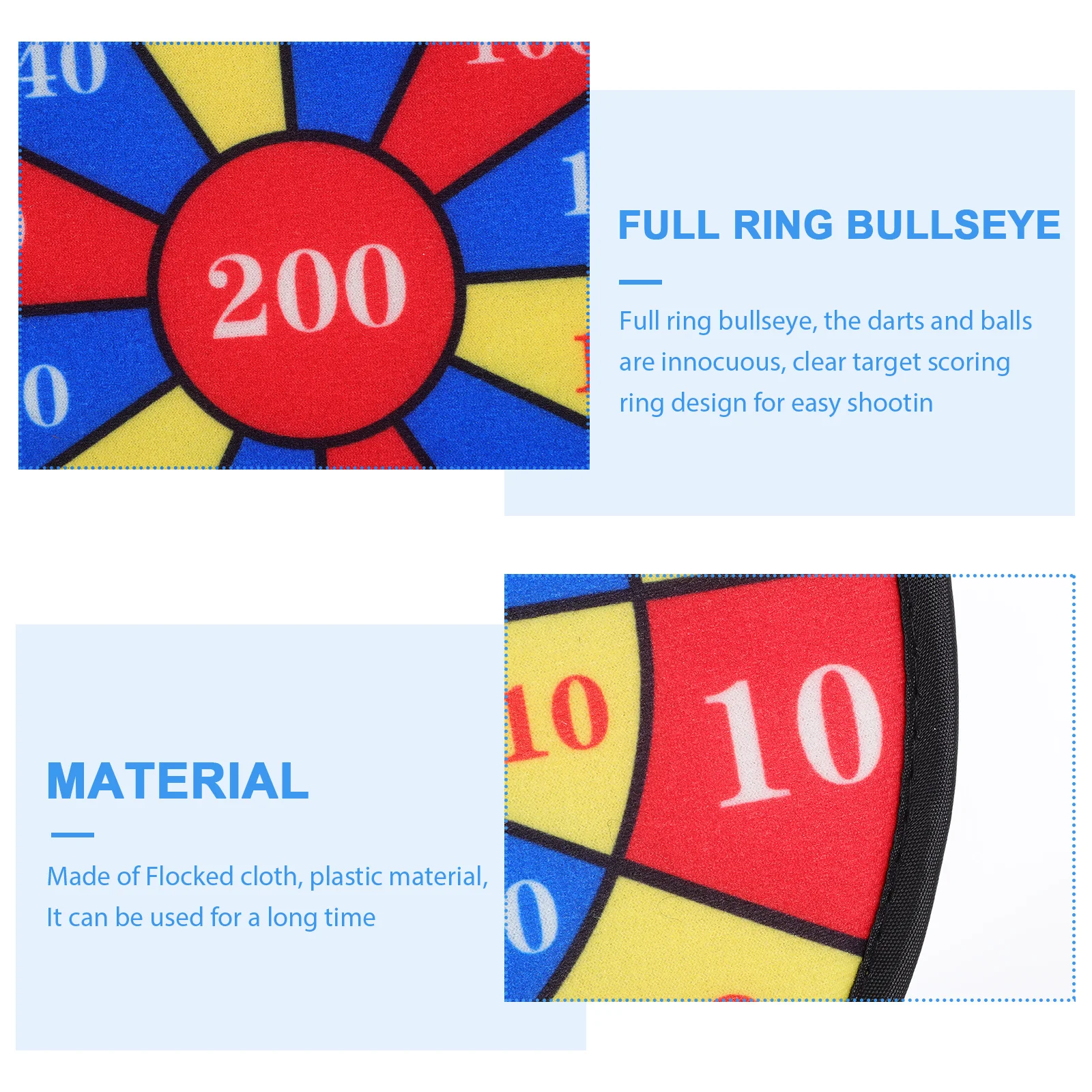 

13Pcs Paper Set Plastic Lightweight Board Outdoor Sports Toys Kids Adults Fun Shooting Game