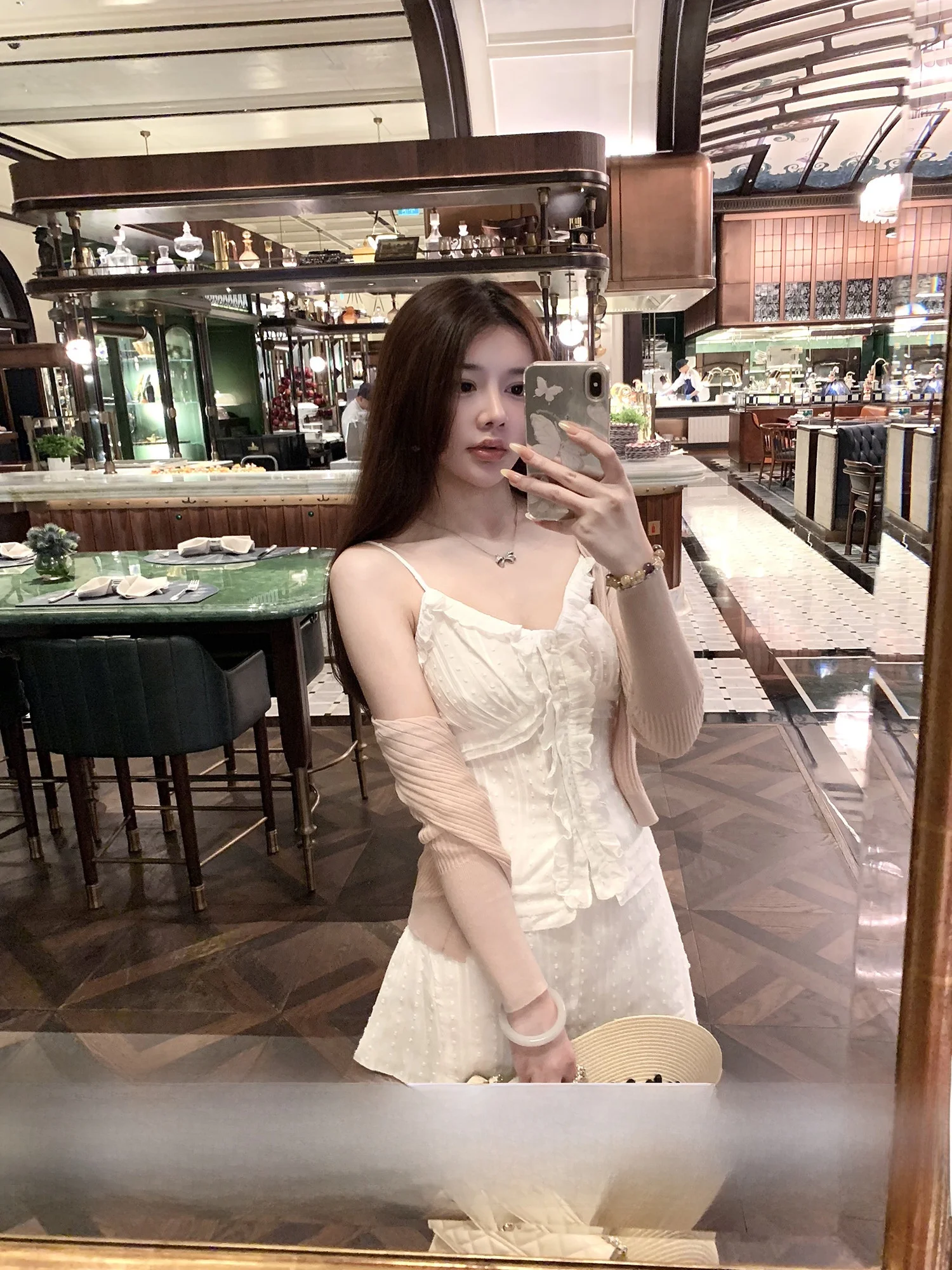 

Комплект из топа на бретельках и юбки Beautiful Eleven Girl Summer Love Vibe Fufu: облегающий, повседневный, стандартной длины, из хлопка