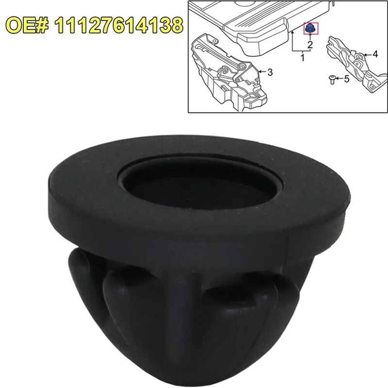 F-T 20PCS Car Hood Bumper Buffers 11127614138 For BMW 1 2 3 4 5 6 7 Series Engine Cover Rubber Mount Grommet Bush Bump Stop