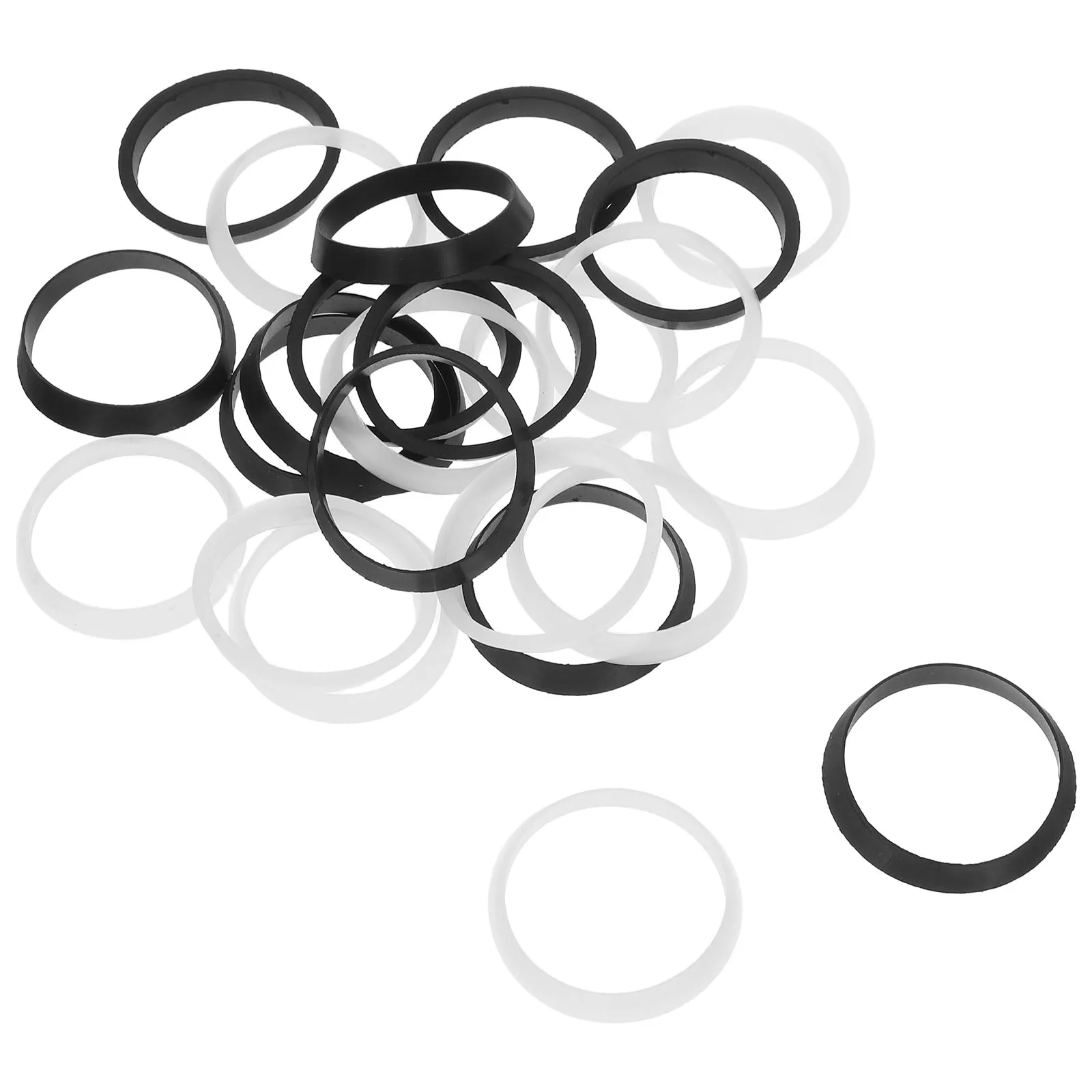 

24pcs 38Mm Sink Drain Gasket Rubber Seal Ring Waterproof Plumbing Gasket Oil Resistant Heat Resistant Conical Design