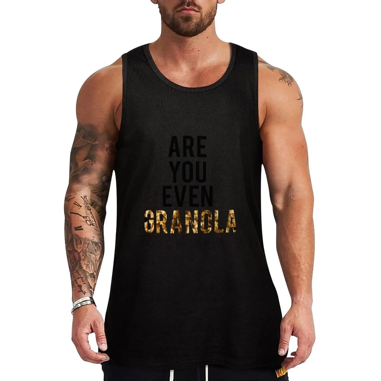 ¿Eres realmente granola? Camiseta sin mangas deportiva para gimnasio y entrenamiento