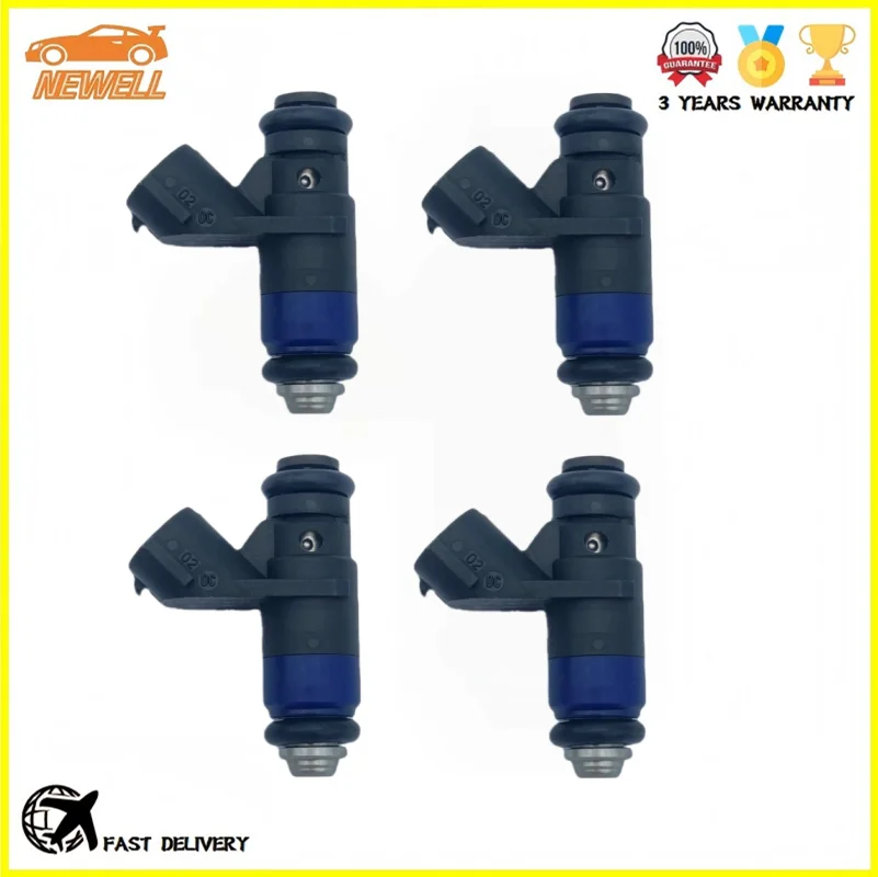 4pcs 036906031AB A2C59513165 Fuel Injector For VOLKSWAGEN Polo Siyat Cordoba Skoda Fabia Seat Ibiza III 1.4 16V 1999-2008