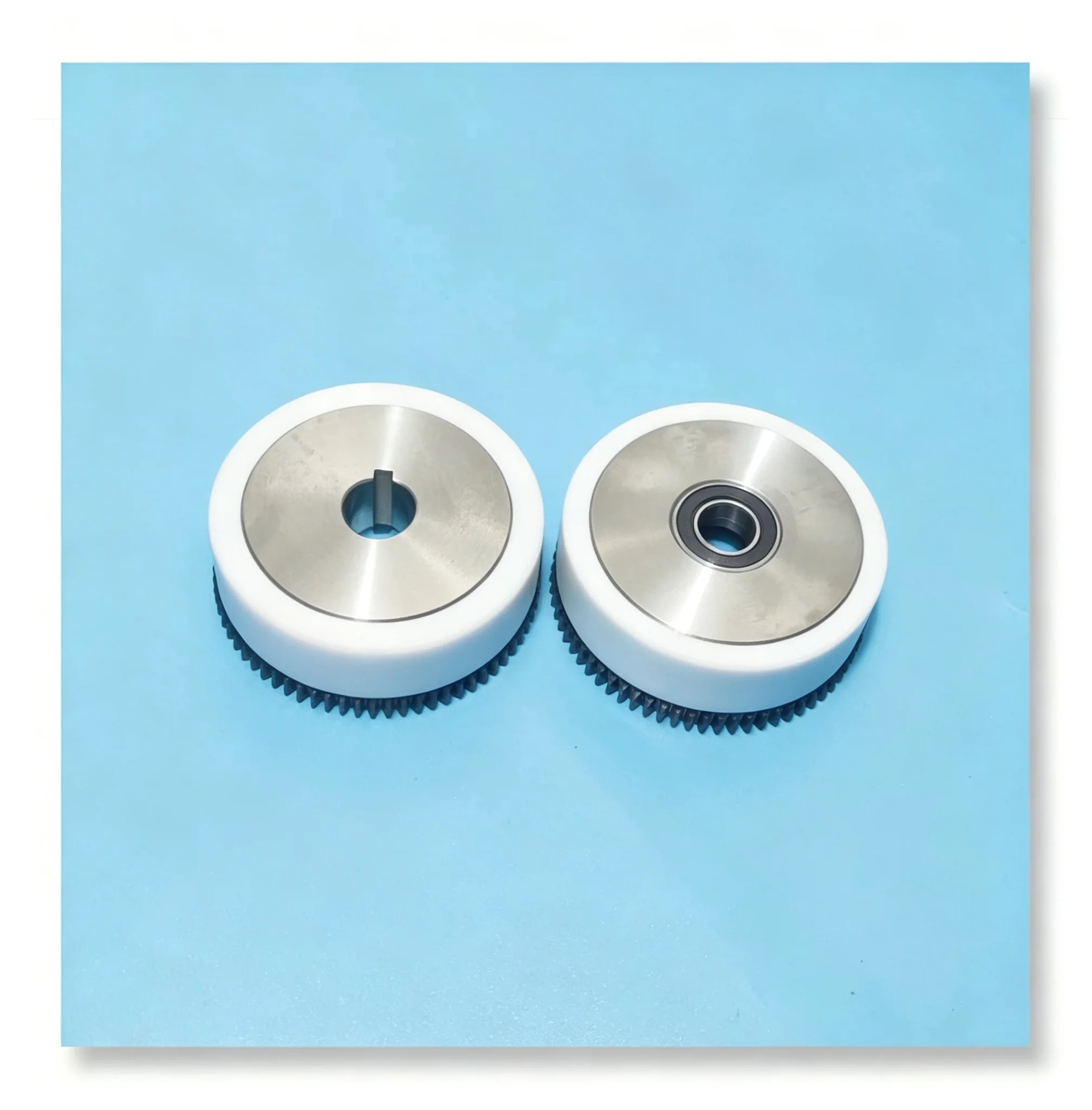 S414 S415 White Ceramic Tension Roller Stainless Steel Gear Set For CNC Sodick Machine Series Part
