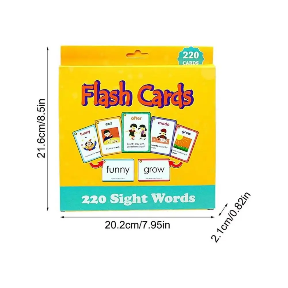 紙製のサイトワードフラッシュカード 単語認識カード モンテッソーリカード サイトワードゲーム 耐久性のある絶妙な早期ベビーフラッシュカード