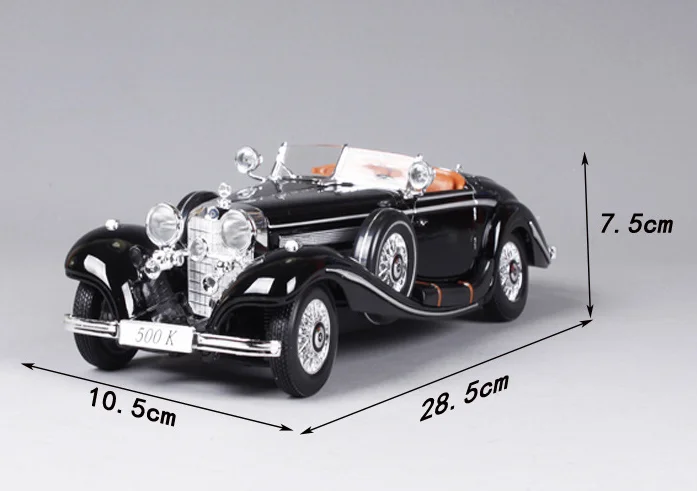 High Quality Diecast Scale 1/18  Special Roadster Model Vintage toy vehicle for sale