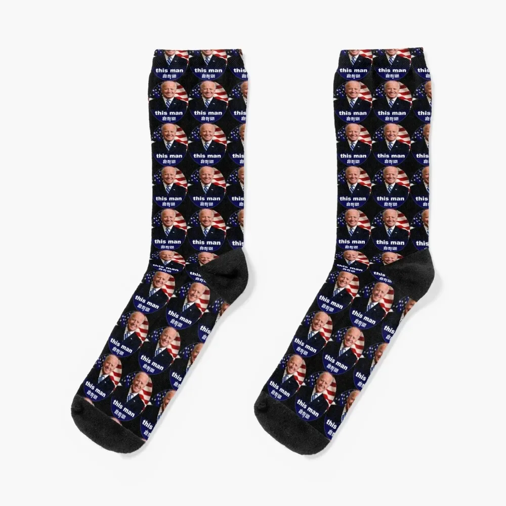 This Man Ate My Son Socks hiphop christmas stocking Luxury Woman Socks Men's