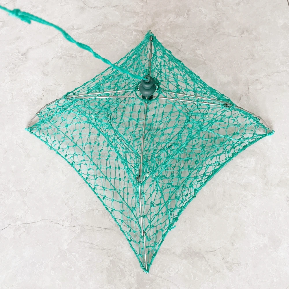 

Durable Stainless Steel Crabbing Traps Folding Crab Pot Outdoor Portable Fish Basket Fishing Net Fishing Net Fishing Accessories