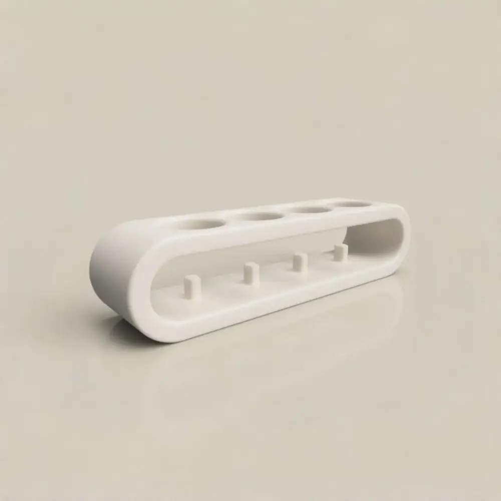 4 Holes Electric Toothbrush Storage Holder Sturdy Eco-friendly Toothbrush Organizer Creative Waterproof Desktop Stand Travel