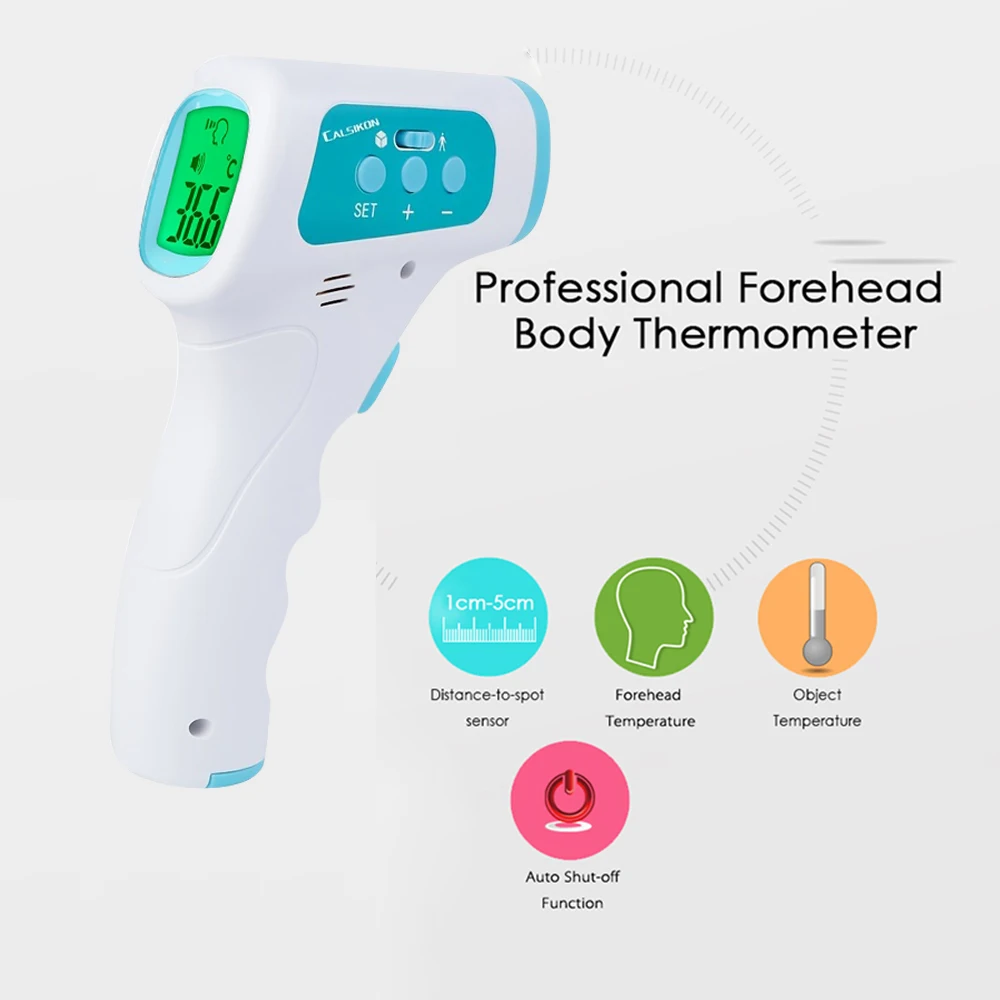 Digital Thermometer Non Contact Infrared Medical Thermometer Body Temperature Fever Measure Tool for Human Thermometer for body