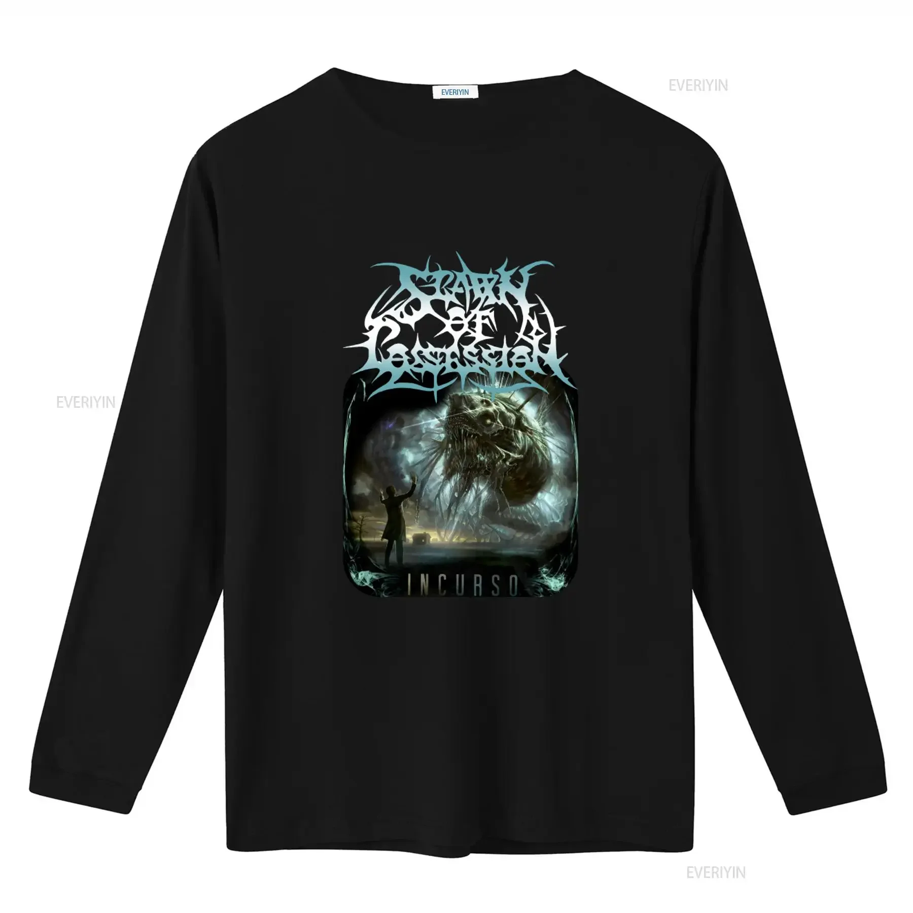 SPAWN OF POSSESSION Incurso Band T Shirt NEW Relapse Records TS4240 Unique Design vintage Washed Casual Versatile