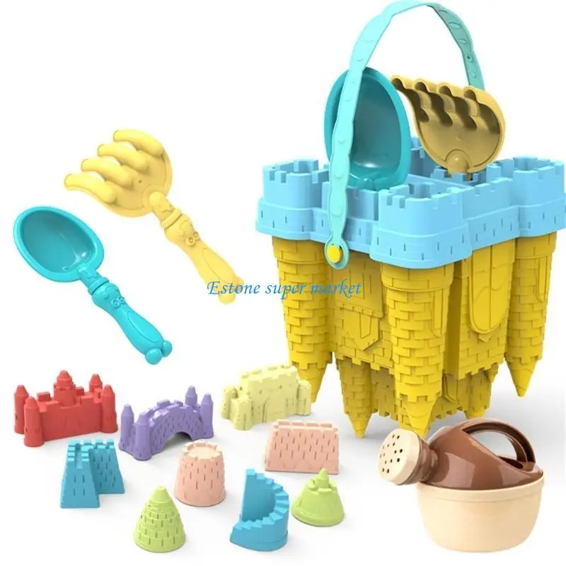 

090B Sand Castle Modeling Set Toy Beach Pool Sand Play Bucket Child Beach Water Game
