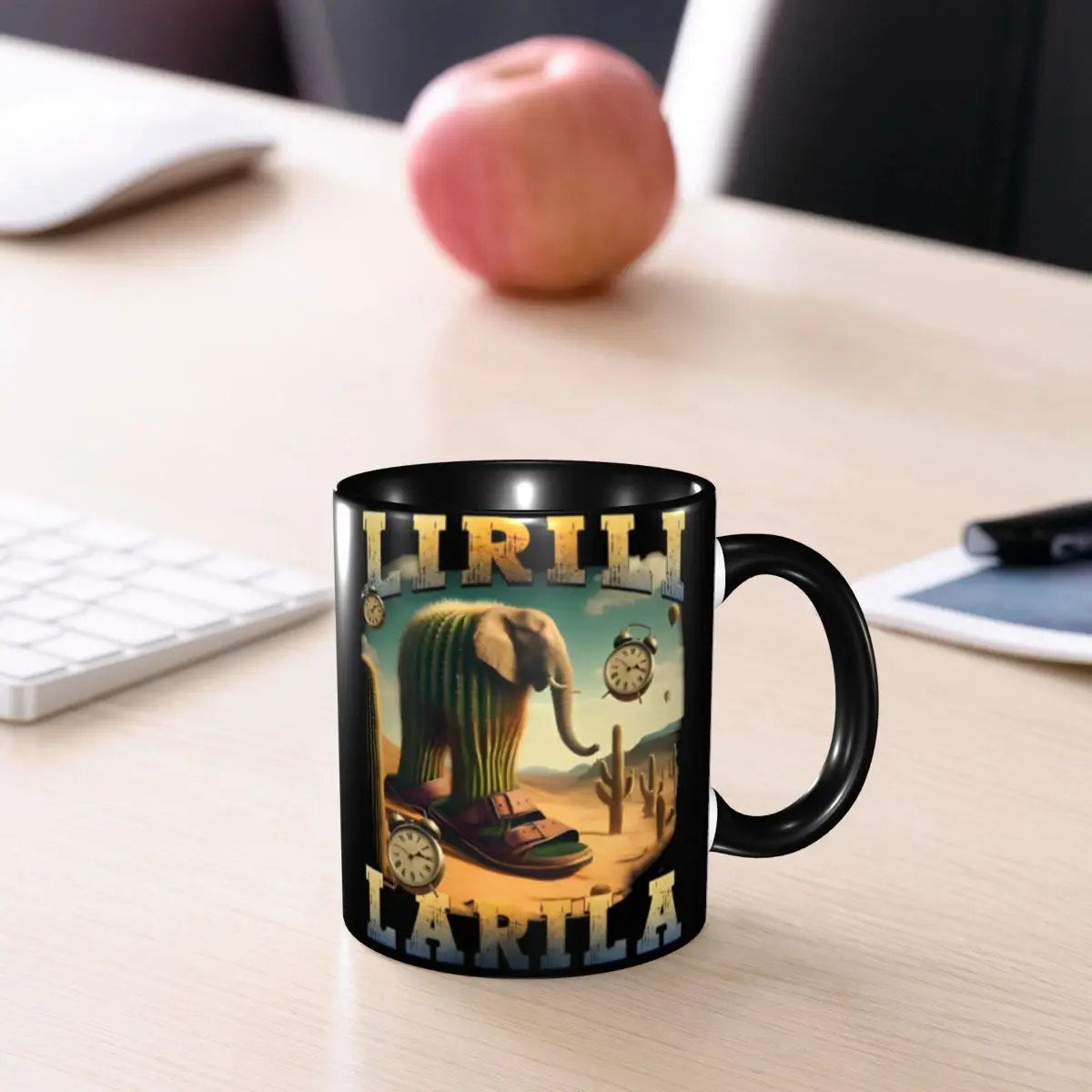 2025 Lirili Larila Funny Italian Brainrot Meme Accessories Mug Cute Coffee Cup 6