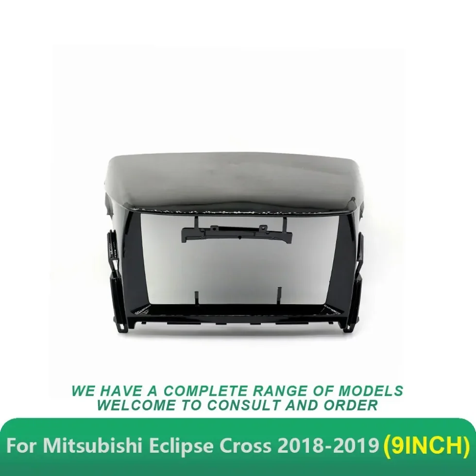 

Car Audio Fascia Frame 2 Din 9 Inch Radio Installation DVD GPS Plastic Panel for Mitsubishi Eclipse Cross 2018-2019 Dash Mount