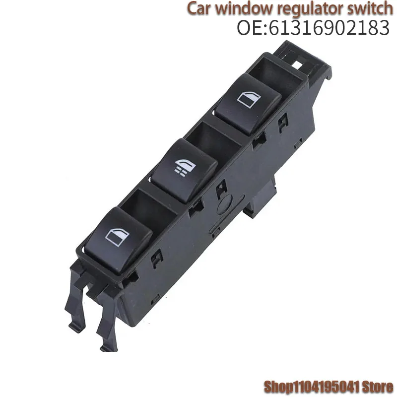 61316902183 For 01-06 BMW 325Ci window regulator main switch and power window switch 3