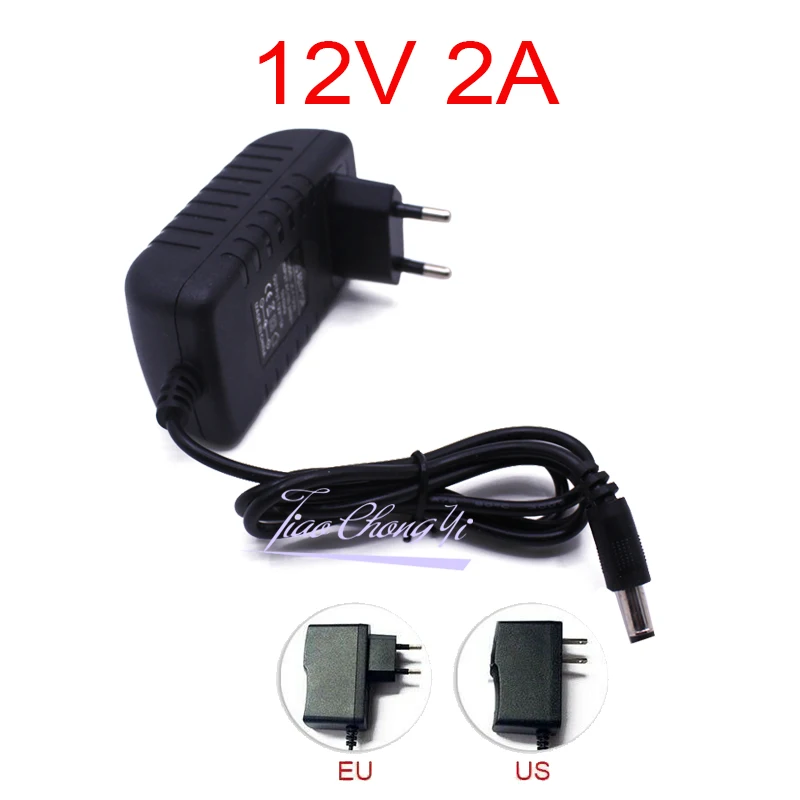 DC 5V 9V 12V 24V 1A 2A 3A Power Supply Charger Adapter  Adaptor DC 5 9 12 24V Volt DC Swiching EU 220V To 12V Led Strip lamp