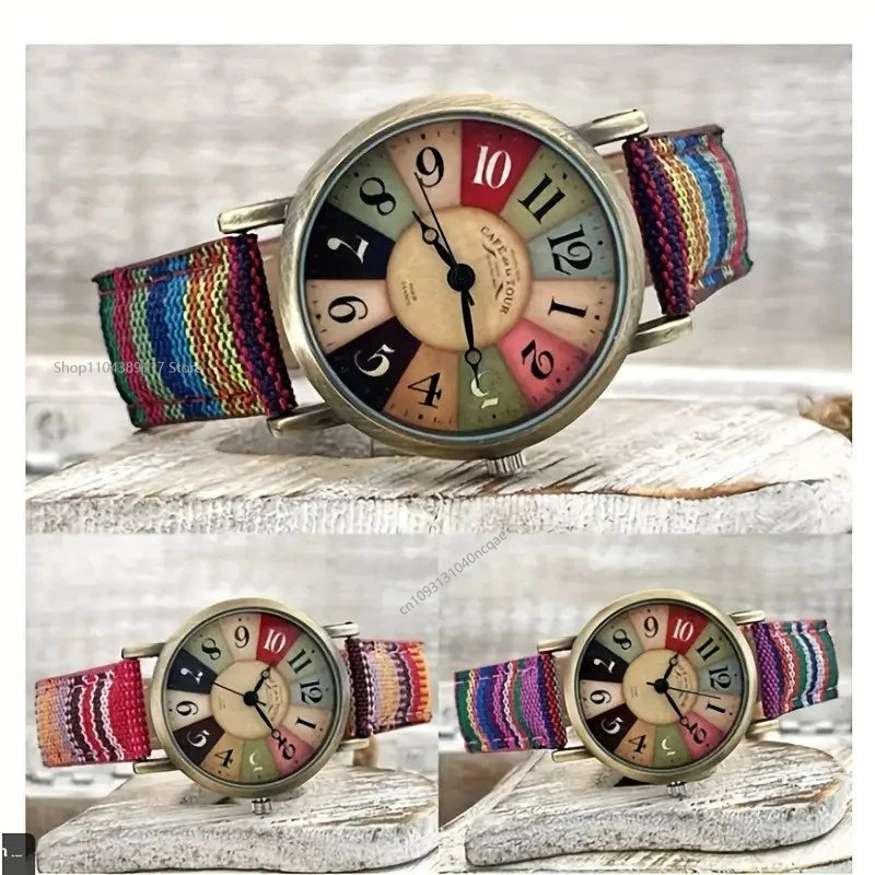 Часы для женщин с разноцветным радужным узором, мужские часы с ремешком на руку для женщин, Reloj Mujer Relogio Feminino 시계