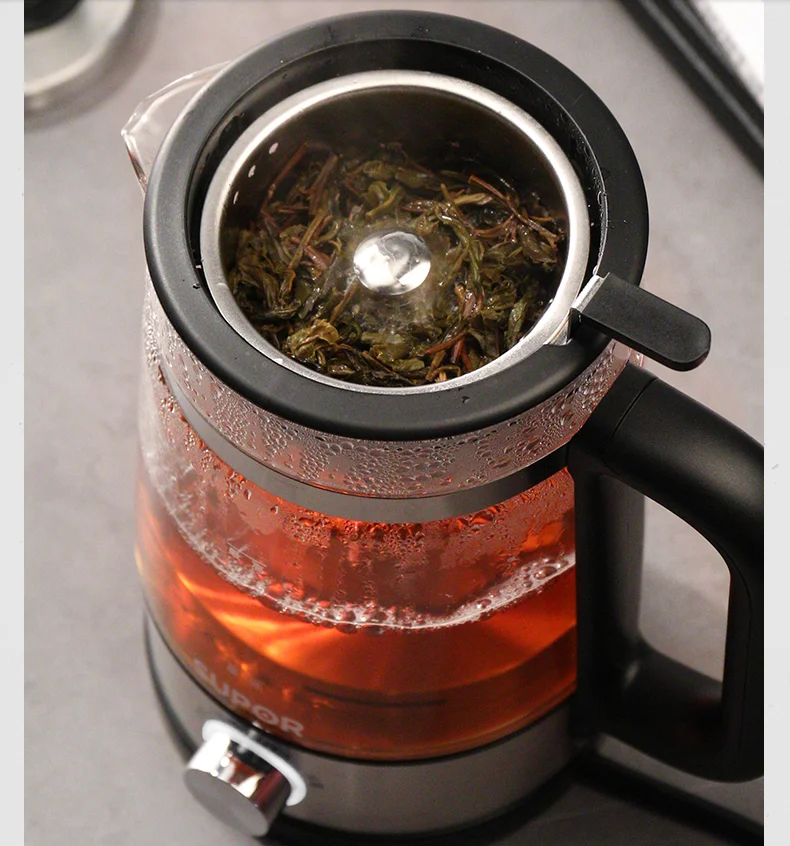 220 فولت غلاية كهربائية صغيرة الشاي وعاء الطبخ الزجاج رذاذ البخار إبريق الشاي التلقائي 1L الأجهزة المنزلية غلاية