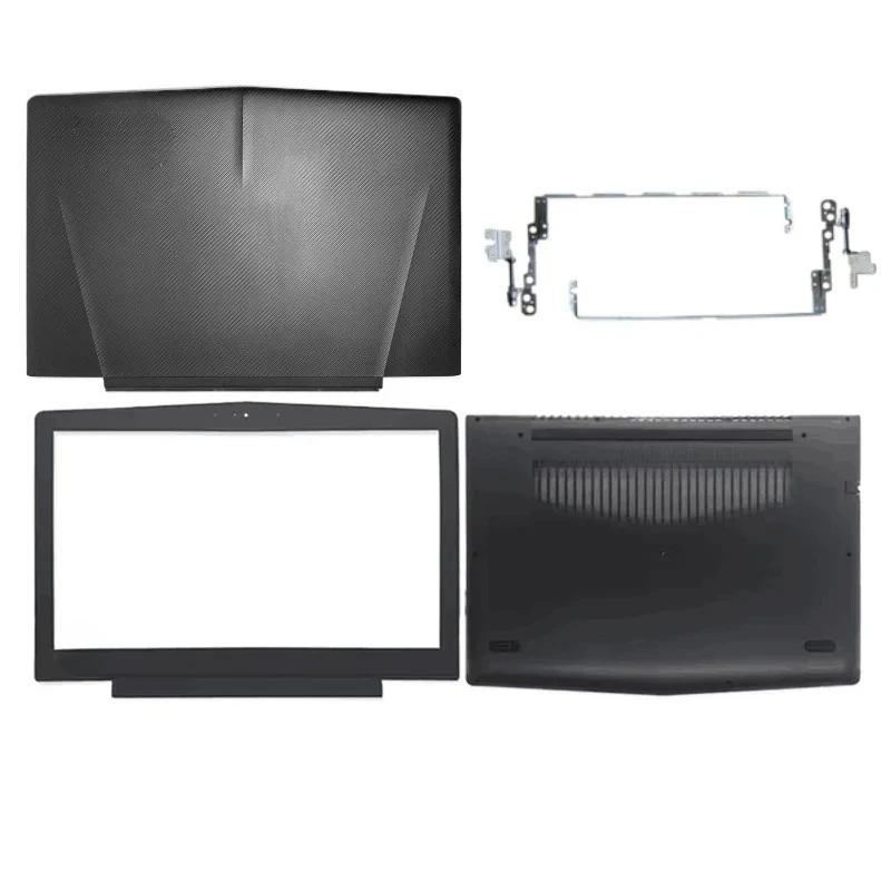 حافظة كمبيوتر محمول جديدة لينوفو الفيلق R720 Y520 Y520-15IKB R720-15IKB R720-15IKBN R520 LCD الغطاء الخلفي الإطار الأمامي مفصلات الغطاء السفلي