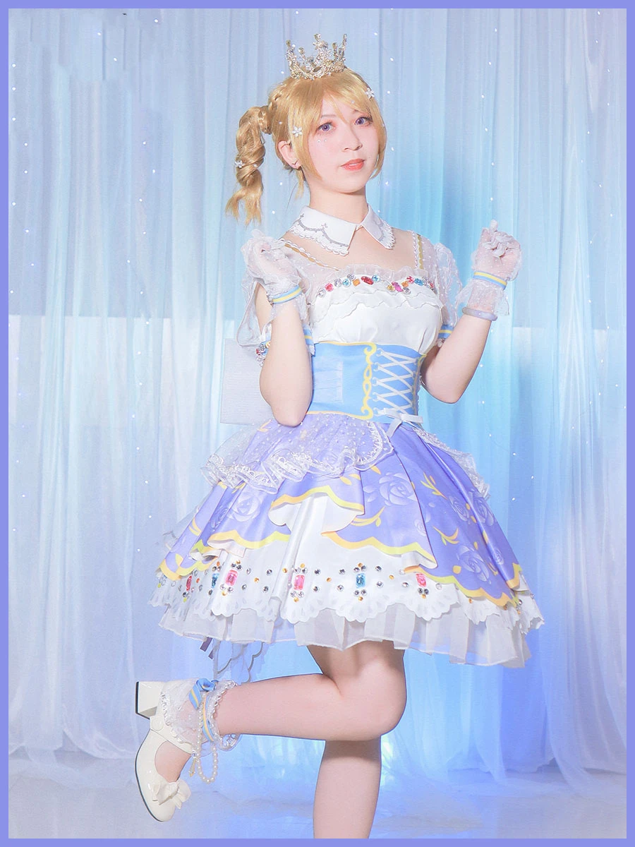 Love Live! Royal Princess Arc Ver Koizumi Hanayo Dress Cosplay Costume Cos Game Anime Party Uniform Hallowen Play Role Clothes