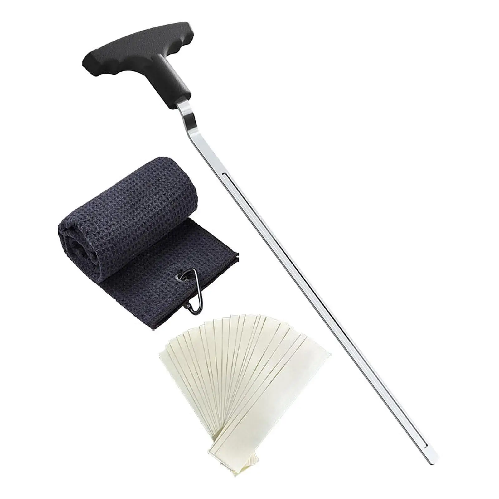 Golf Grip Removal Tool Sturdy Plastic Alloy V Groove Design for Club Repair and Grip Replacement
