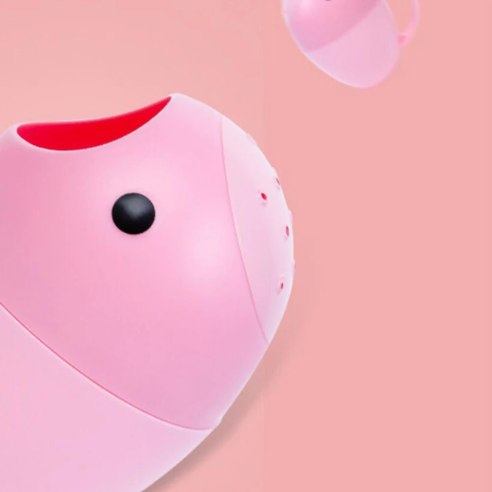 

Bathing and Hair Washing Cup Baby Shampoo Cartoon Head Infant Shower Water Spoon