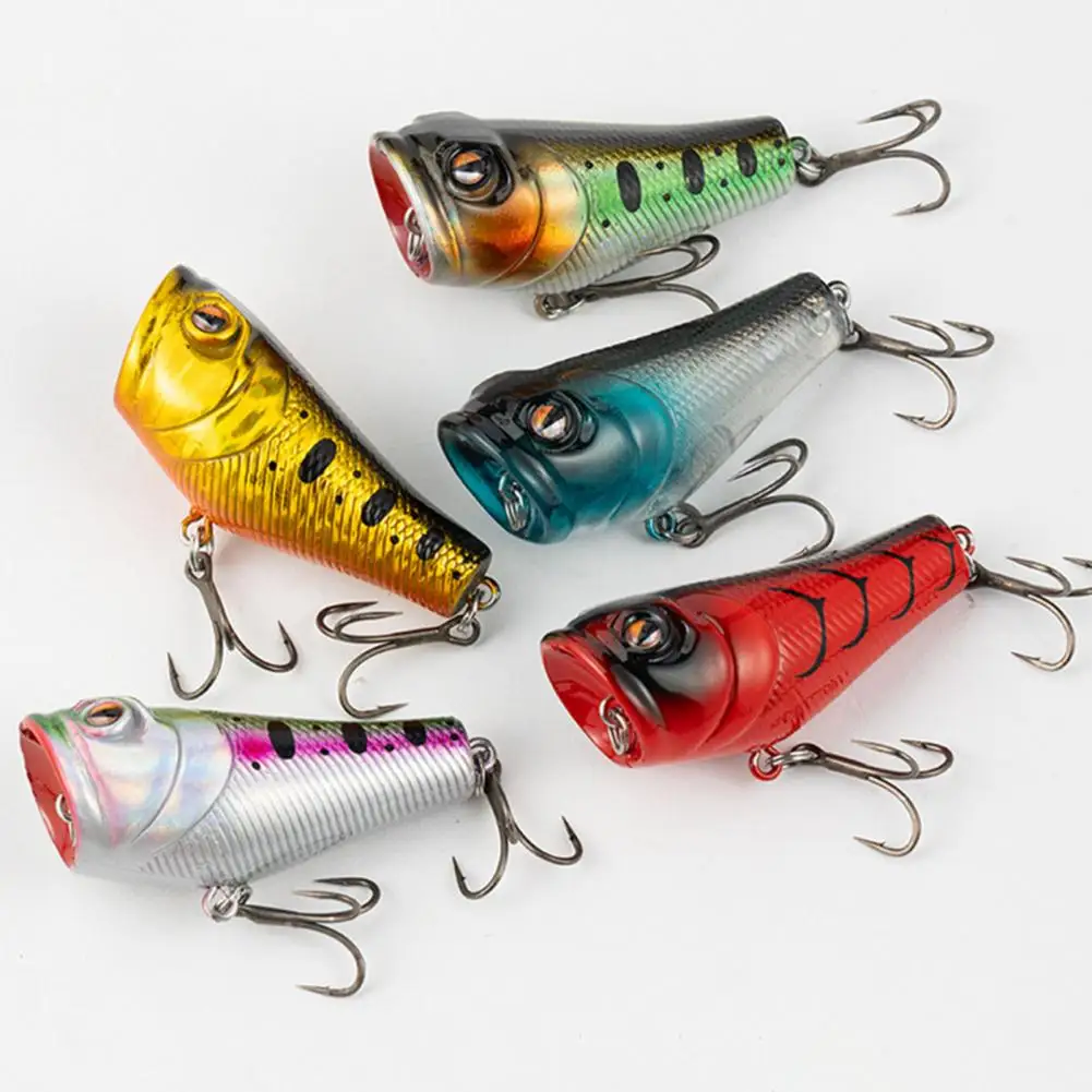 

Plastic Simulation Lure with 3d Fish Eyes Topwater Fishing Lure with Double Hooks Sea Bass Fishing Lure Artificial Bait Tackle