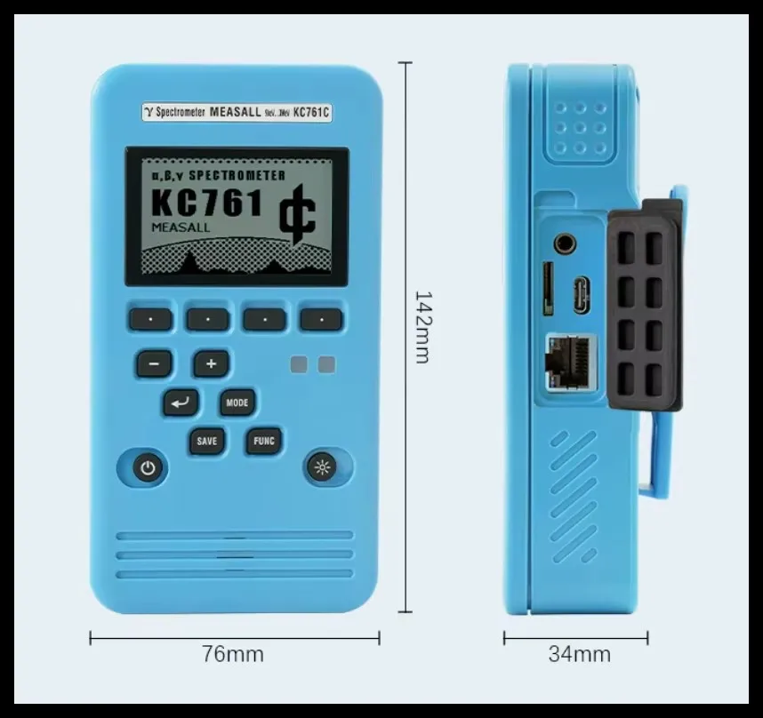 KC761A Spectrometer, nuclear radiation alarm, Geiger counter, MEASALL Radiation Dosimeters and Gamma-Spectrometers