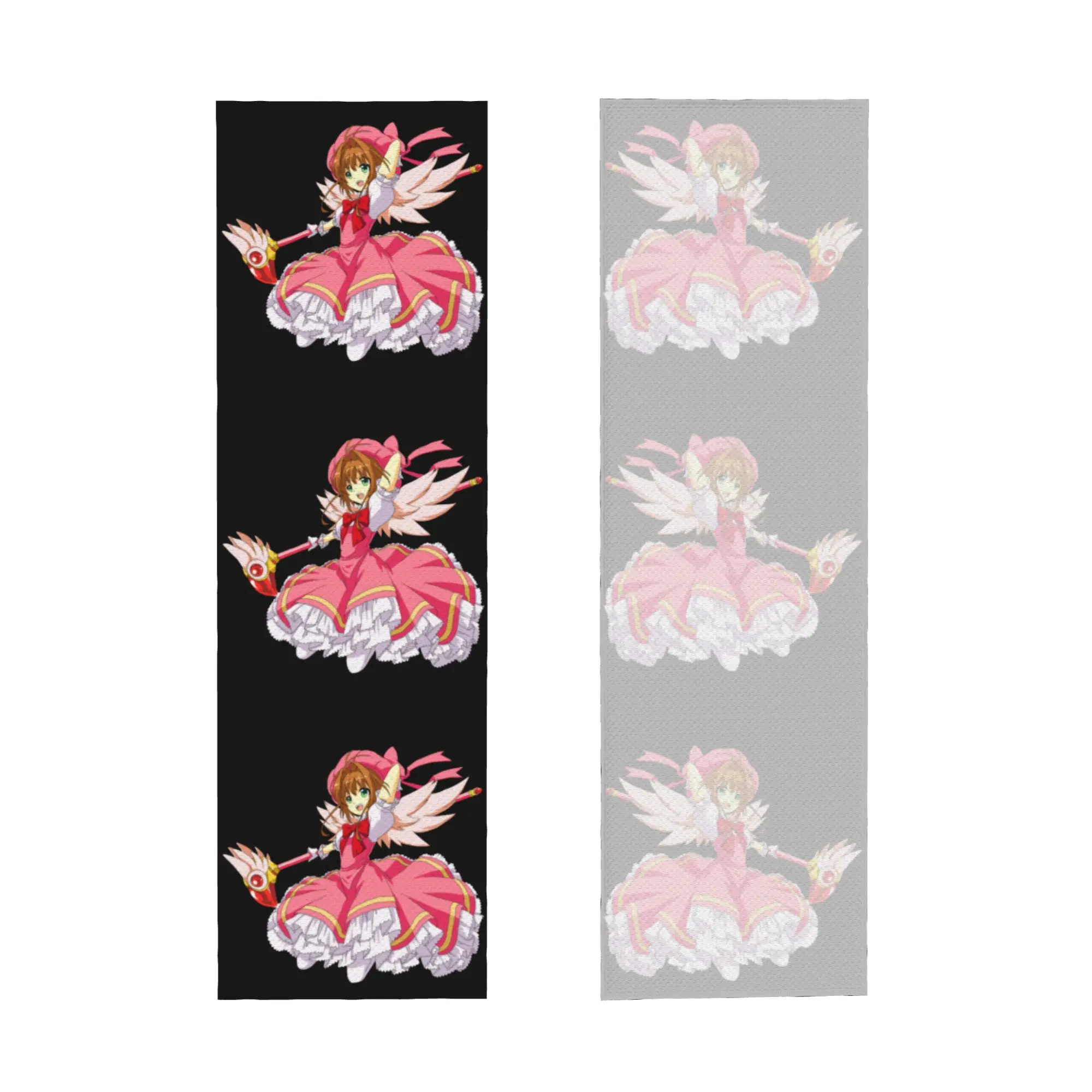 Cold Exercise Towel Sakura Magical Girl Comics Cardcaptor Beach Sports Yoga Camping Towel Refreshing Sports Scarf Face Towels