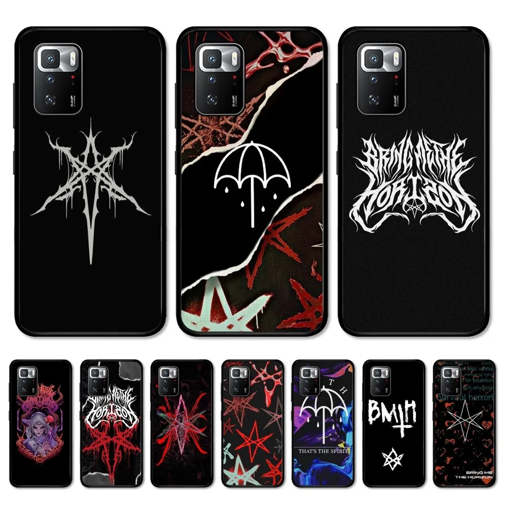 B-Bring M-Me T-The H-Horizons BMTH Phone Case For Redmi 5 6 7 8 9 10 Plus Pro 6 7 8 9 A GO K20 K30 K40 Pro Plus F3 Fundas