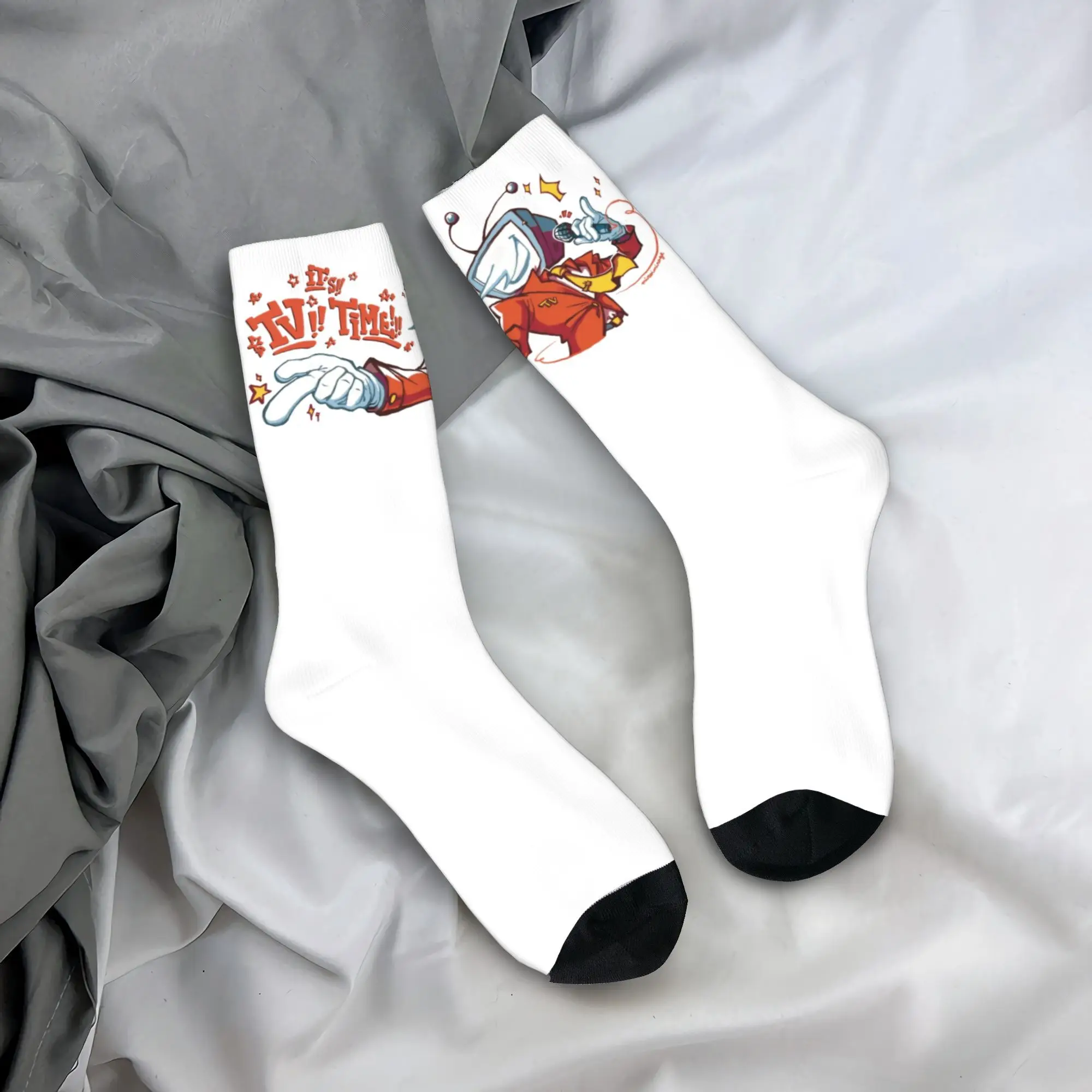 

Mr (Ant) Tenna's TV Time Socks Retro Stockings Unisex Men Soft Breathable Cycling Socks Autumn Graphic Anti Sweat Socks