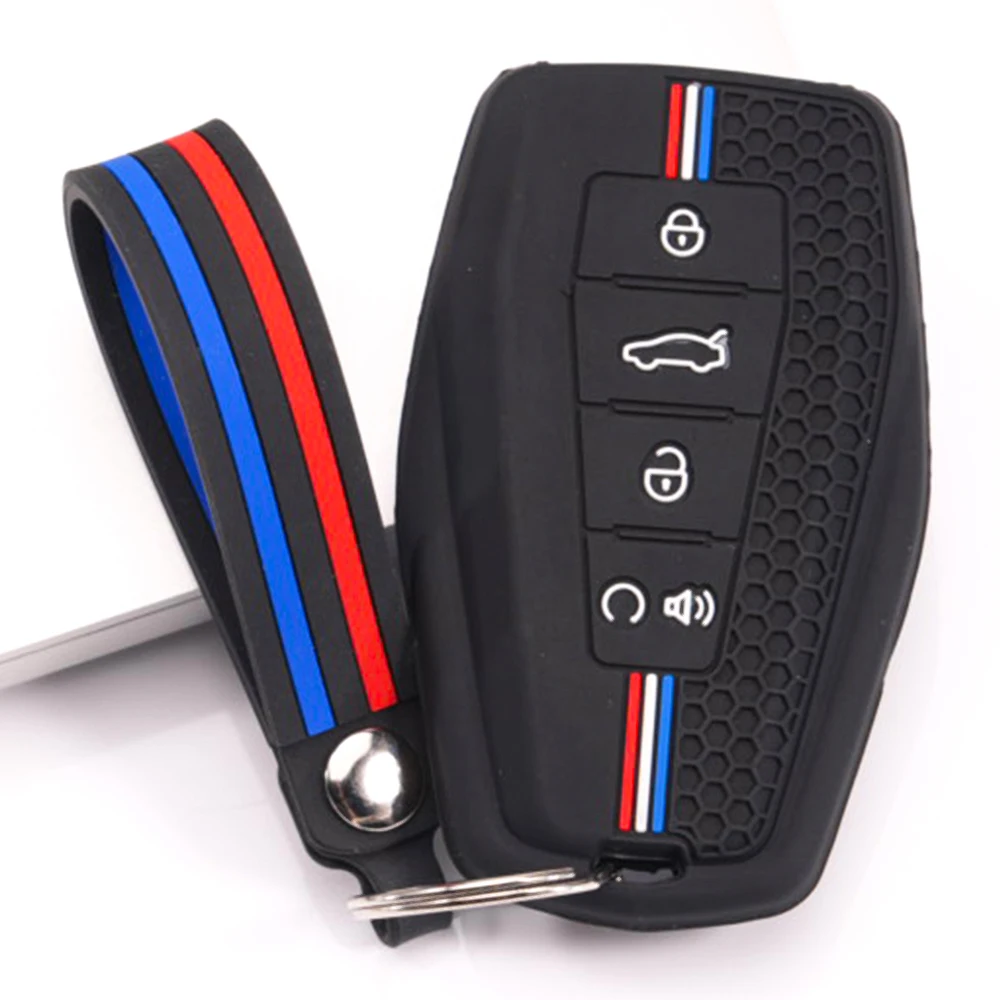 Key Fob Case With Chain For Geely Coolray Emgrand GT GS S Monjaro Atlas Pro Azkarra Okavango Tugella Atlas GL Binray Jiaji
