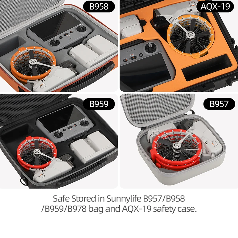 Voor DJI Flip Drone Propeller Guard Case Quick Release Armen Anti Drop Volledige Surround Bumper Ringen Protector Cover Accessoires