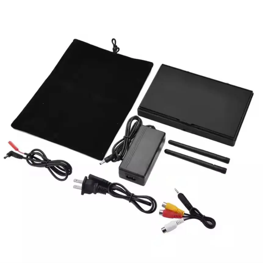 

FPV Monitor with DVR 5.8G 40CH 7 Inch LCD Screen Monitor 9IMOD LCD5802D 800x480 Dual Diversity Receiver for FPV Drone RC Cars