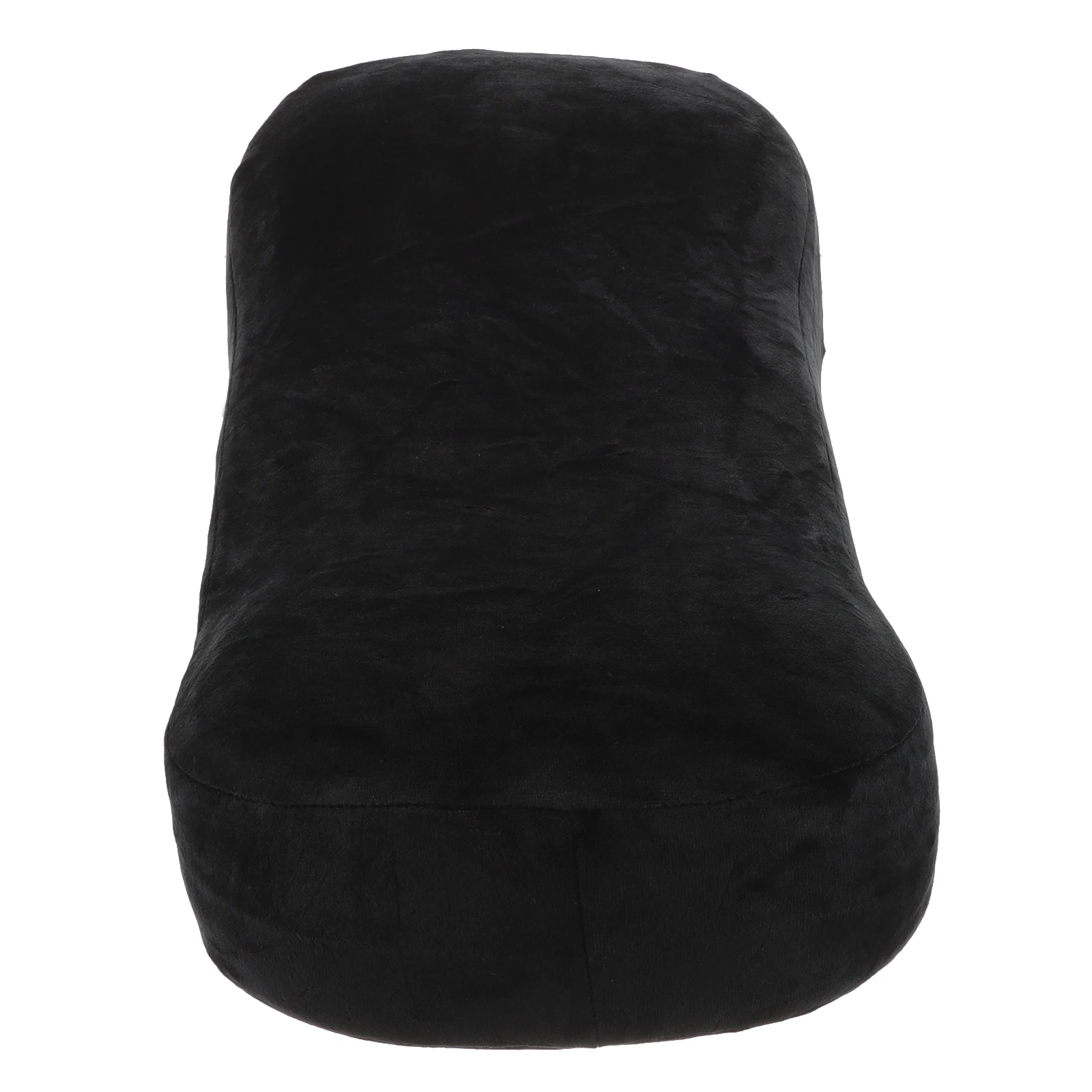 

s Portable Memory Foam Pillow Mini Neck Cushion for Travel Camping Office Use Black Crystal Velvet Compact Home Use