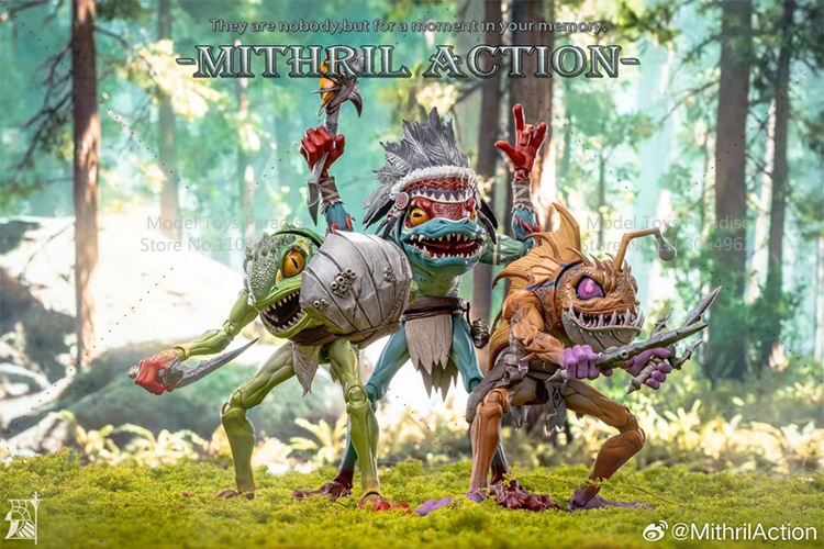 Mithril Studio 1/10 ألعاب قابلة للجمع أنيمي الأسماك الناس نجاح باهر فيشمان قبيلة المحارب رؤساء آرتشر عمل نموذج لجسم الهدايا