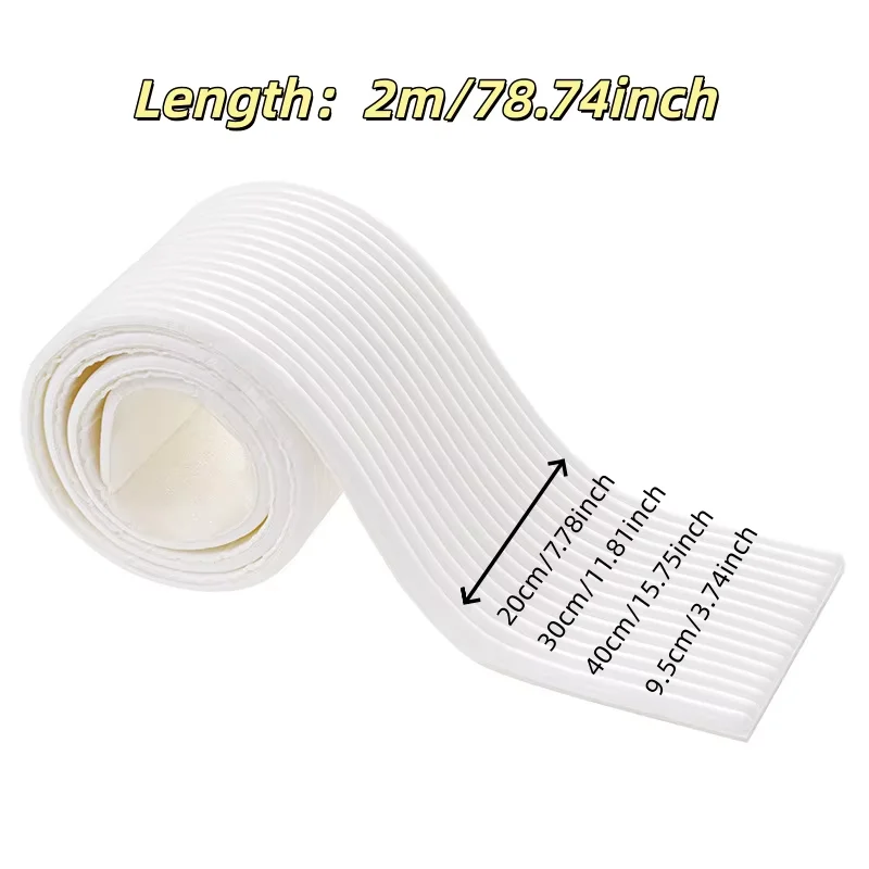 Self Adhesive Anti-collision Strip,Thickened Corner Edge,Headboard Anti-collision Soft Head,Sponge Foam Corner Wall Sticker