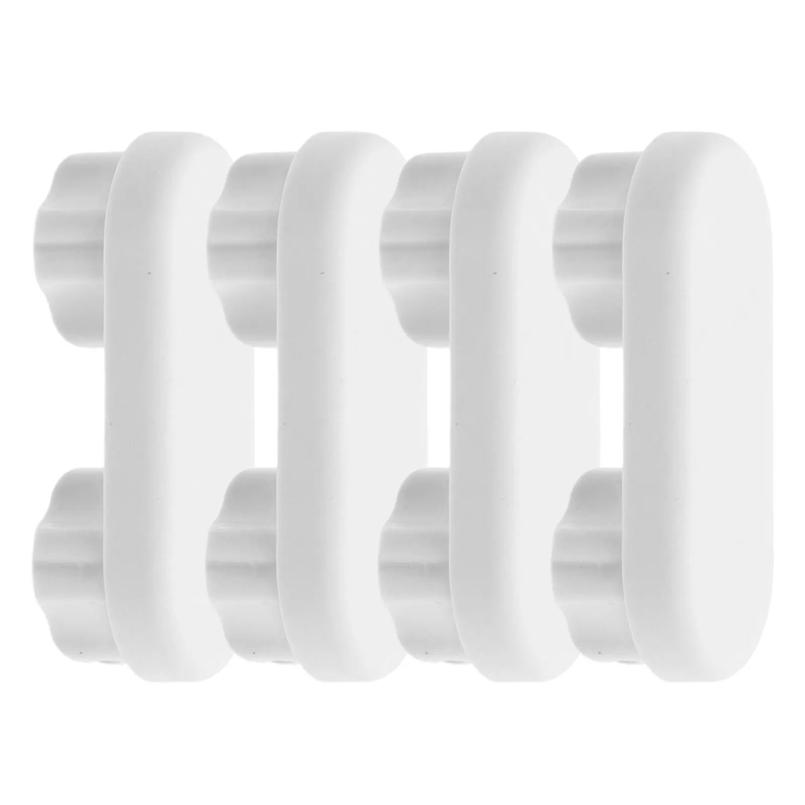 4Pcs Grey Toilet Seat Bumper Pads Quiet Close Lid Damper Cushion Under Seat Stabilizer Spacer for Noise Reduction Soft Impact