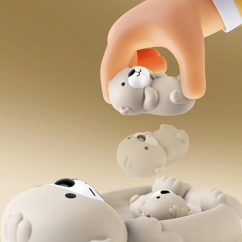 Baby Bath Toy For Kids Bathroom Stacking Boat Toys Floating Bathtub Toys For Baby Animal Finger Puppet Shower Pool Float Toys