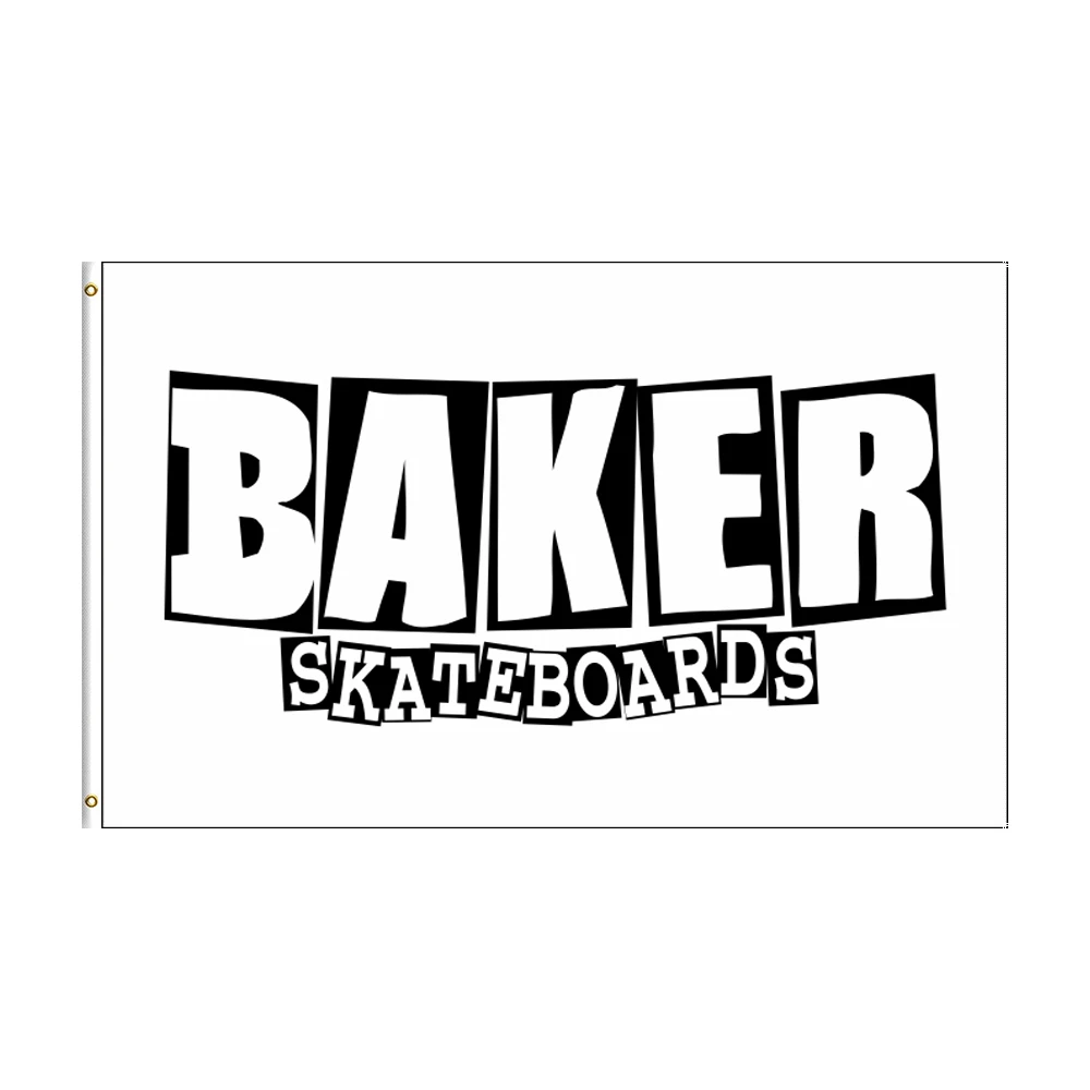 3x5ft Baker Skateboards Flag Polyester Banner for Decoration