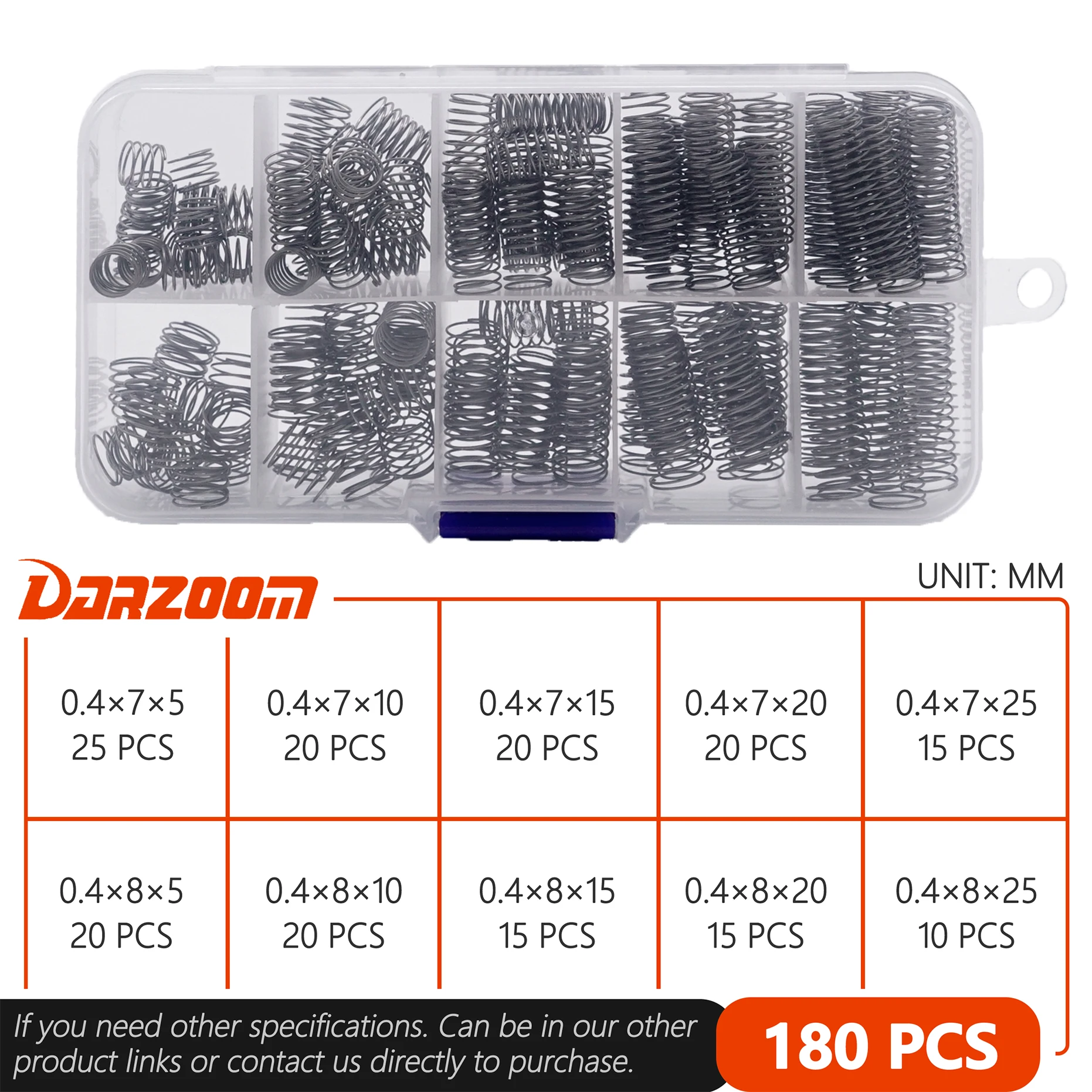 180Pcs 0.4Mm 10 Typ…