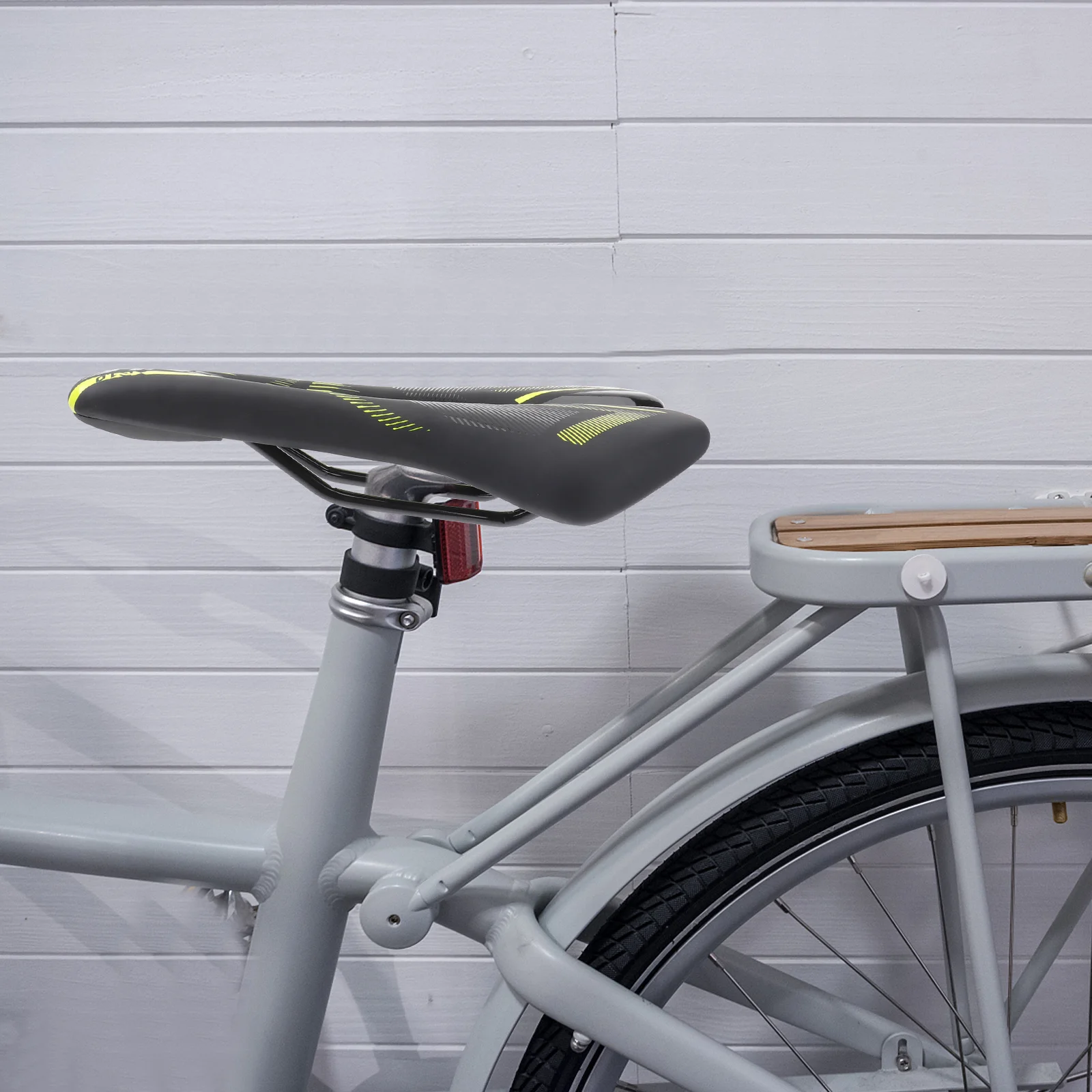 

Mountain Bike Comfortable Saddle Yellow Cycling Seat Cushion Pad Elastic Shock Absorbing Road Bike Seat for Long and Short Rides
